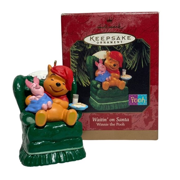 Hallmark Keepsake Ornament 3 Winnie the Pooh Piglet Tigger Friendship Plate XMAS - Picture 6 of 12